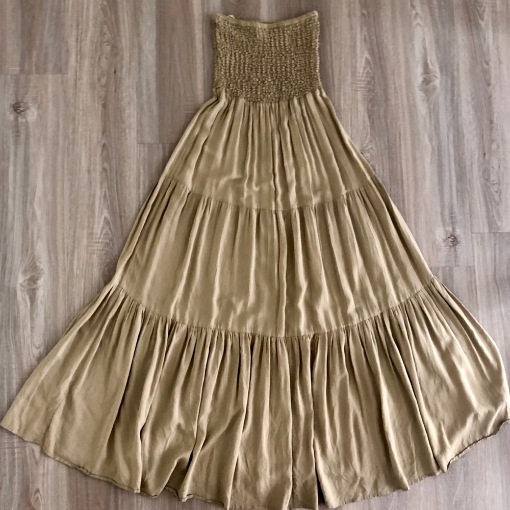 MK strapless maxi - perfect vacation dress!